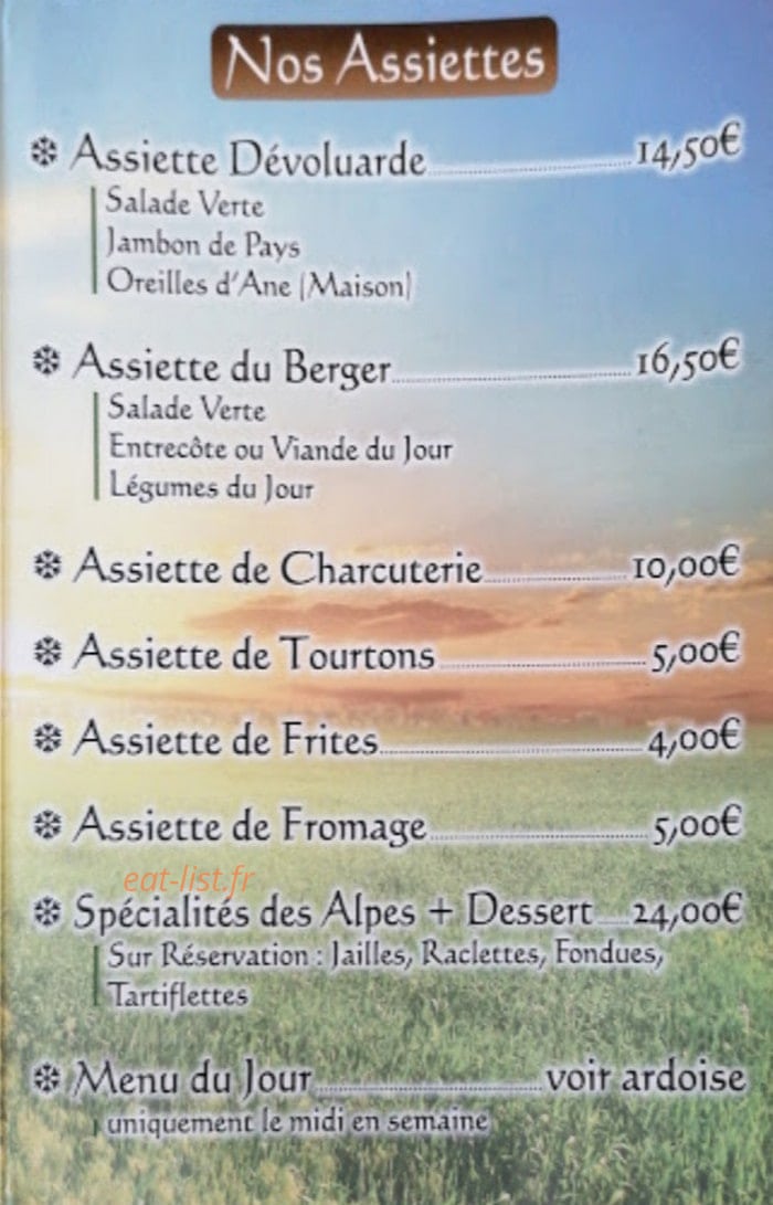 Maison du Col de Festre — carte page 1