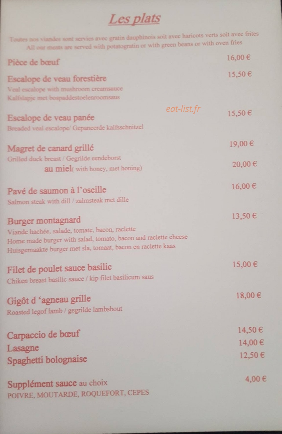 La Grange — carte page 2