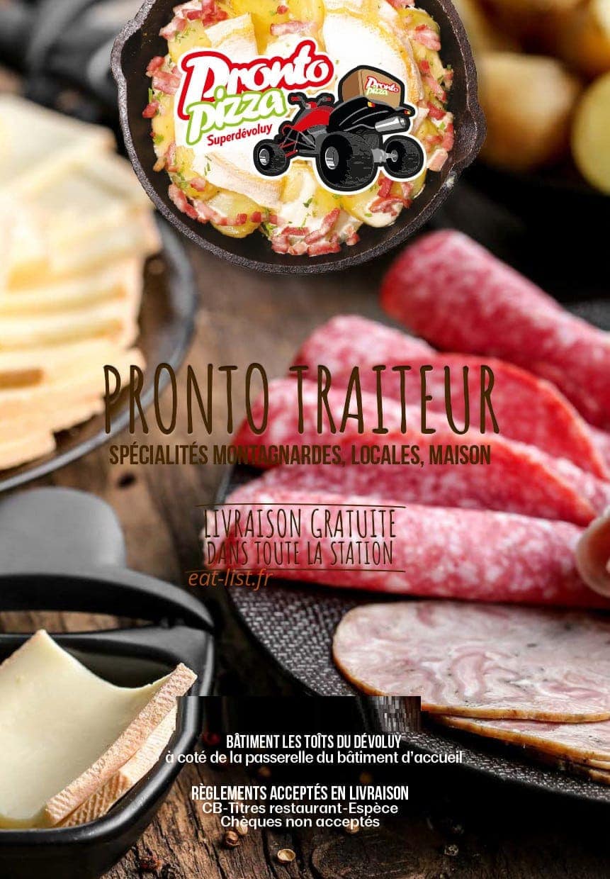 Pronto Pizza — carte page 7