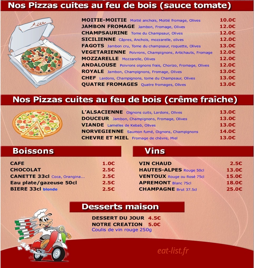 Aux Fagots — carte page 2