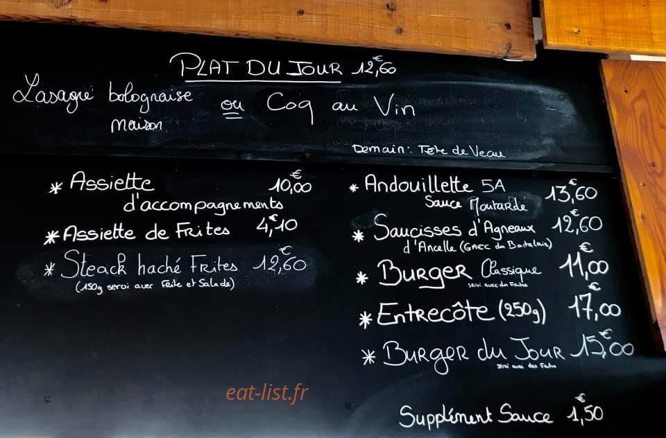 Le Bamby — carte page 1