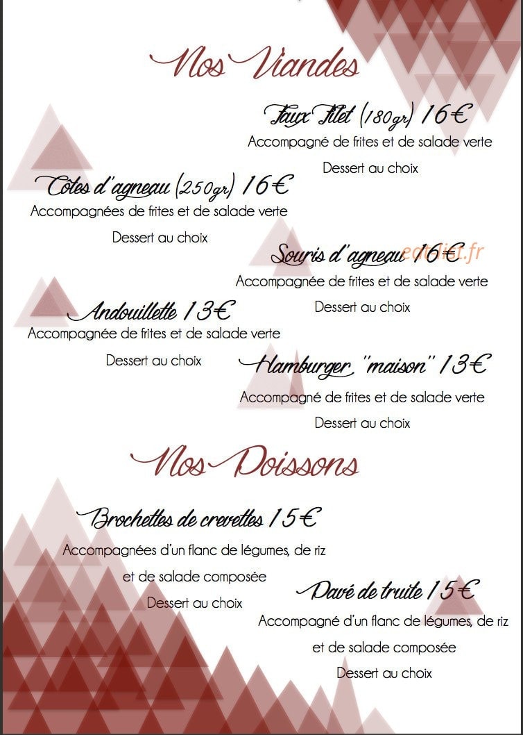 Le chamois — carte page 4