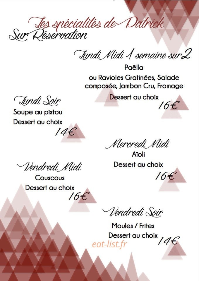 Le chamois — carte page 1