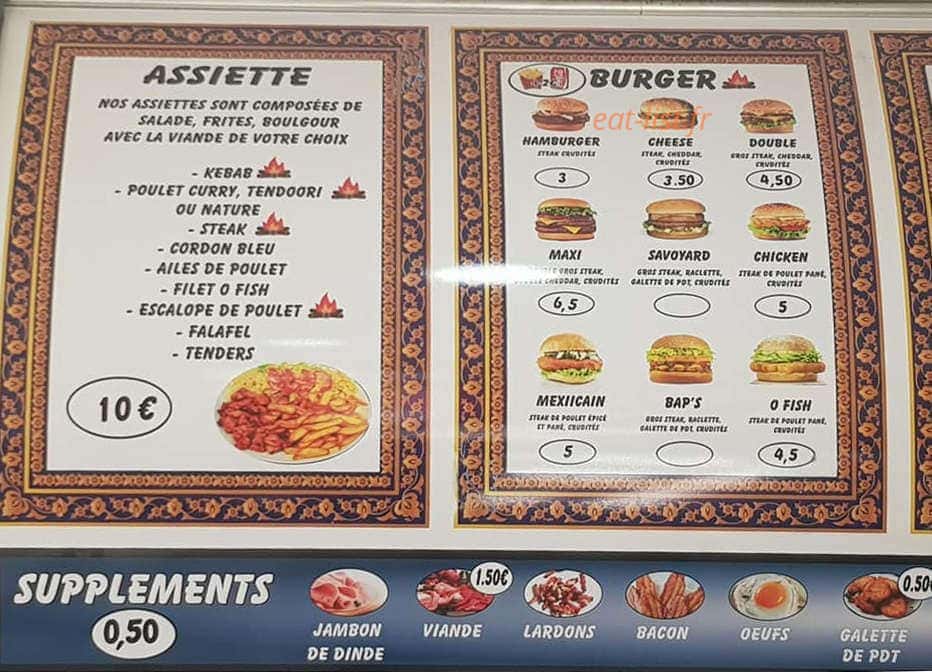 Royal Kebab — carte page 3