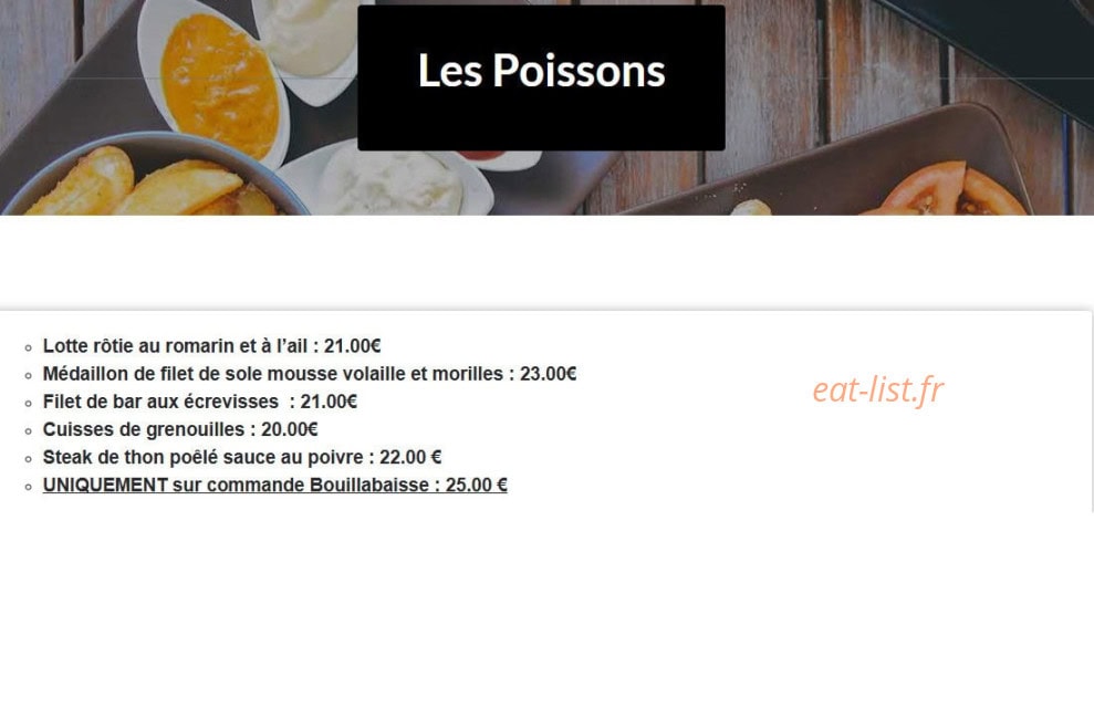 Le Beau Soleil — carte page 3