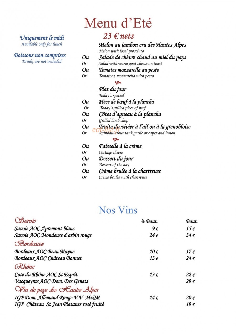 Castillan — carte page 4