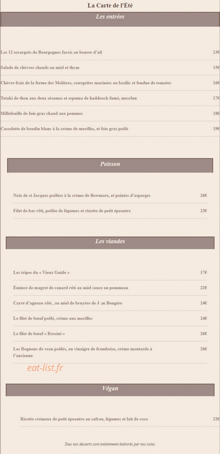 Gîte au Vieux Guide — carte page 4