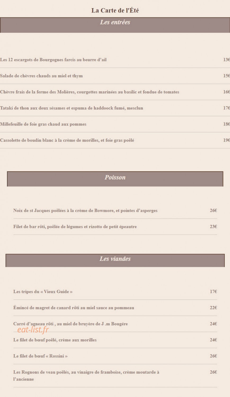 Gîte au Vieux Guide — carte page 3