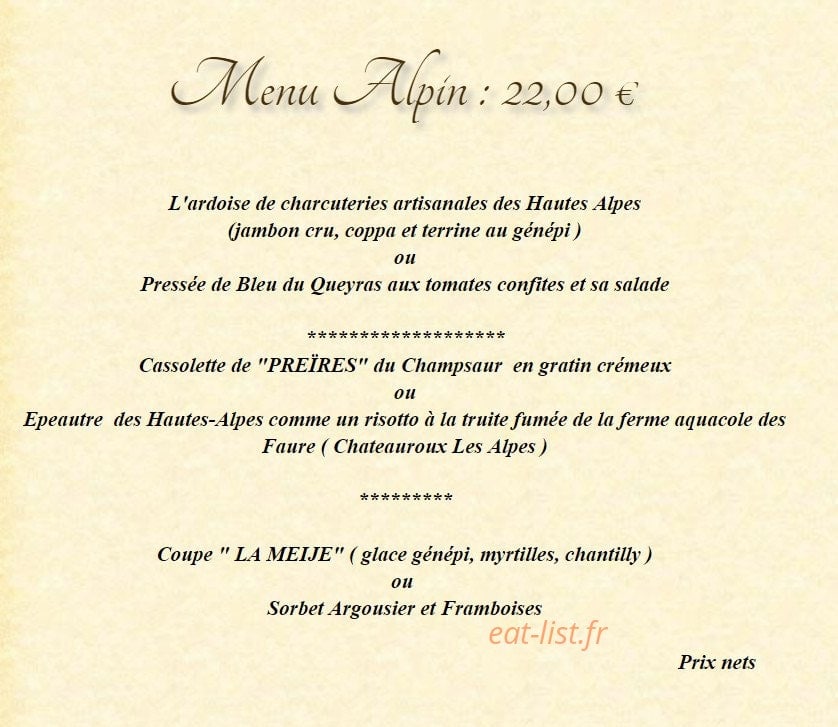 Les Glaciers — carte page 2