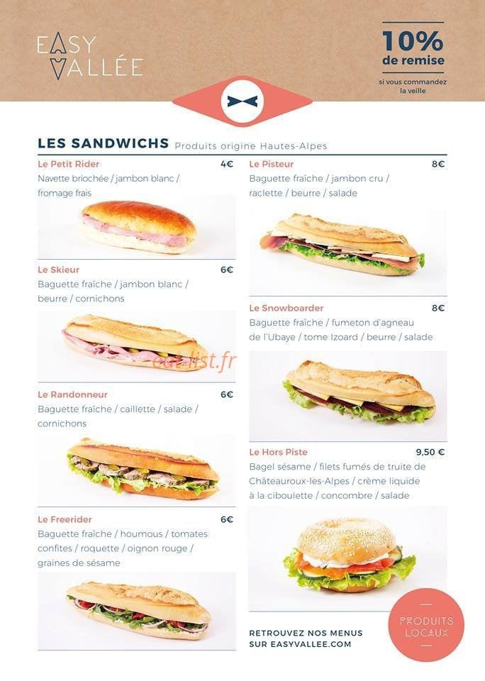 Easy Vallée — carte page 1