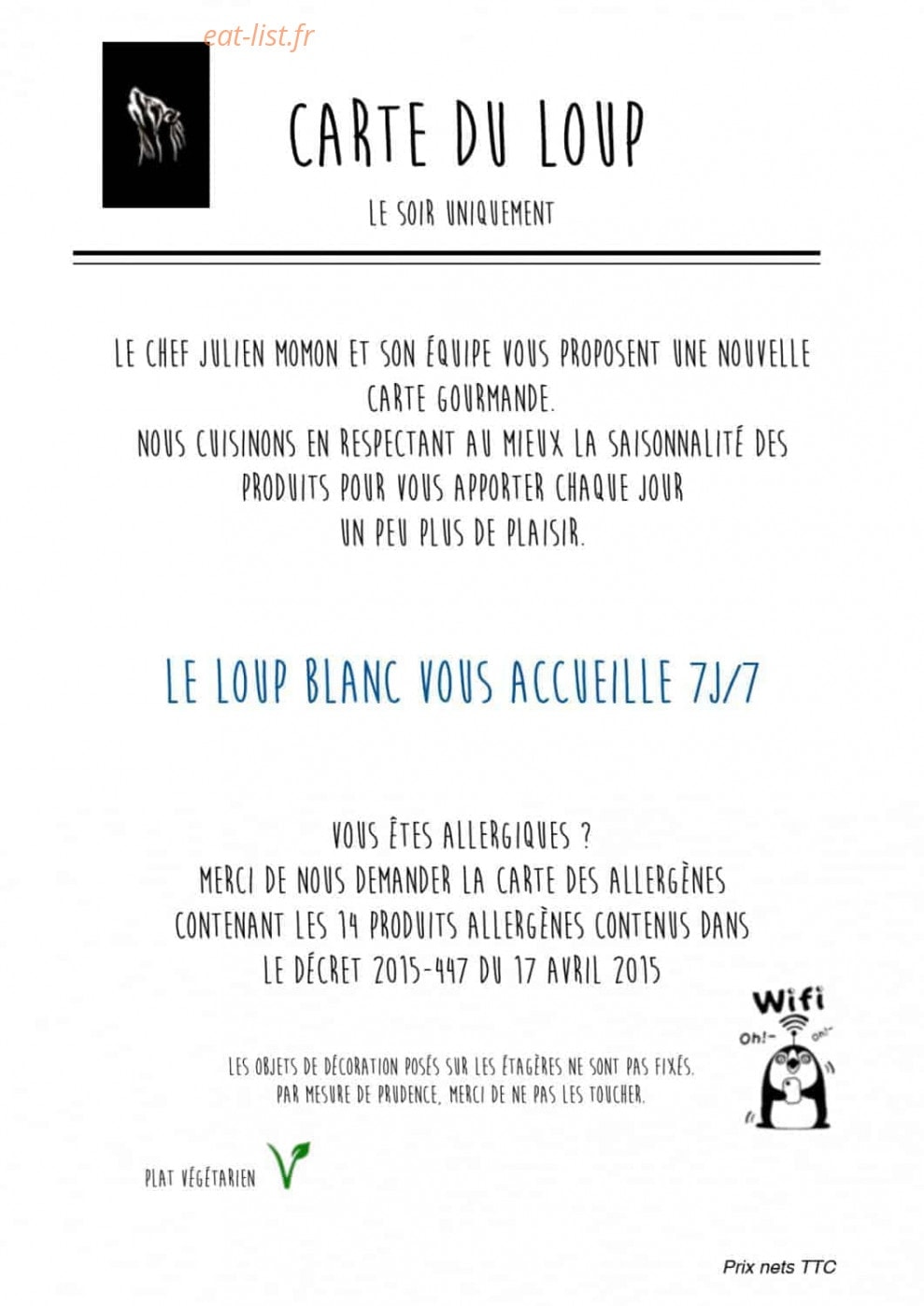 Le Loup Blanc — carte page 5