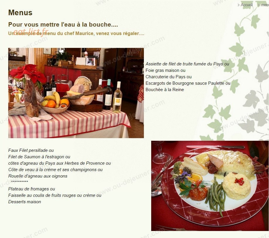 Le Chamois — carte page 1
