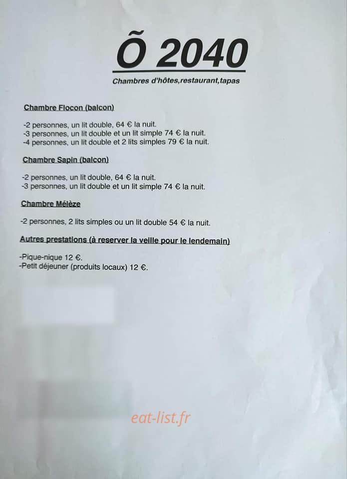 Õ 2040 — carte page 1