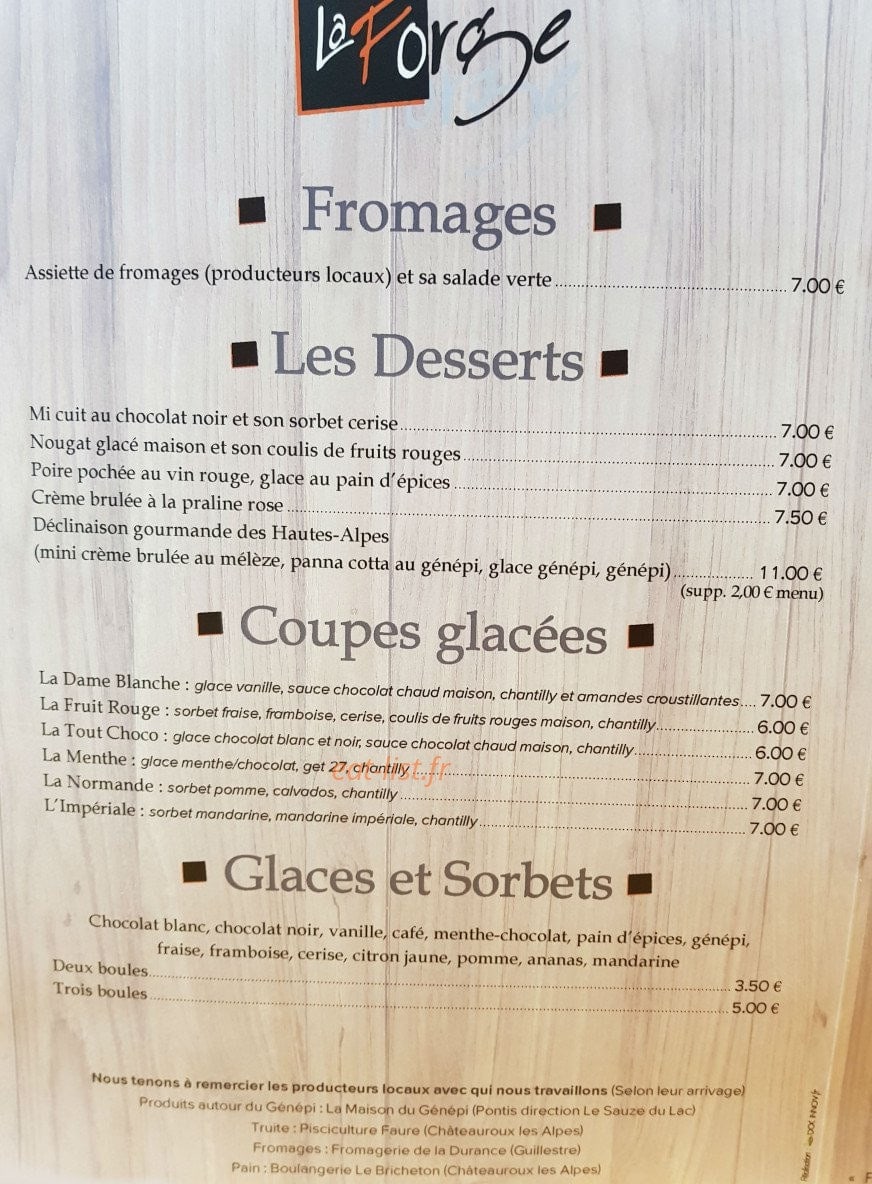 La Forge — carte page 3