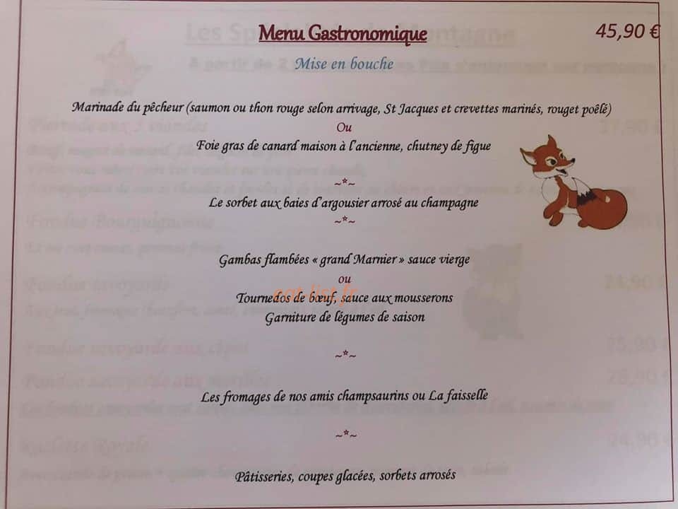 Le petit renard — carte page 4