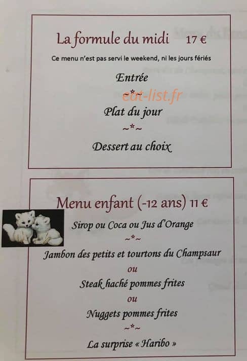 Le petit renard — carte page 1
