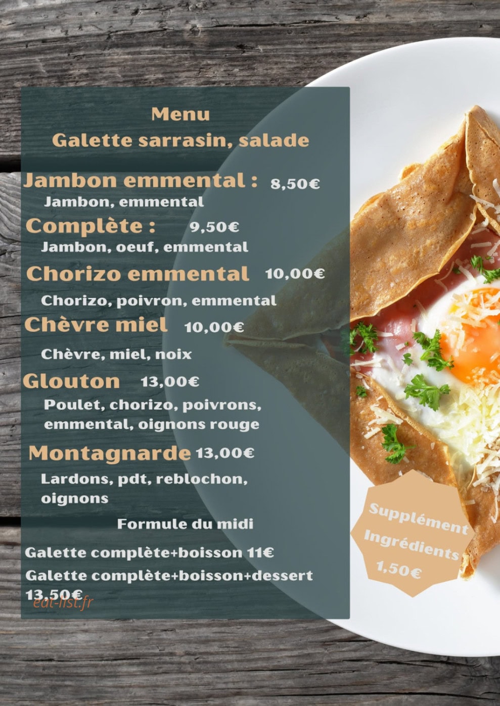 Aux 2 marmottes — carte page 2