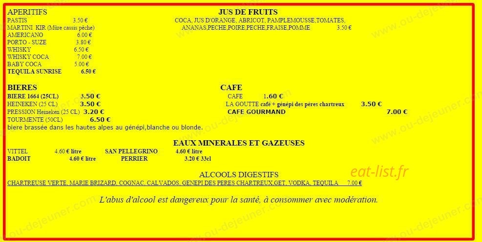 L'Arlequin — carte page 10