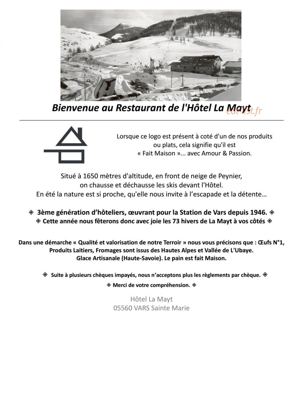 La Mayt — carte page 6