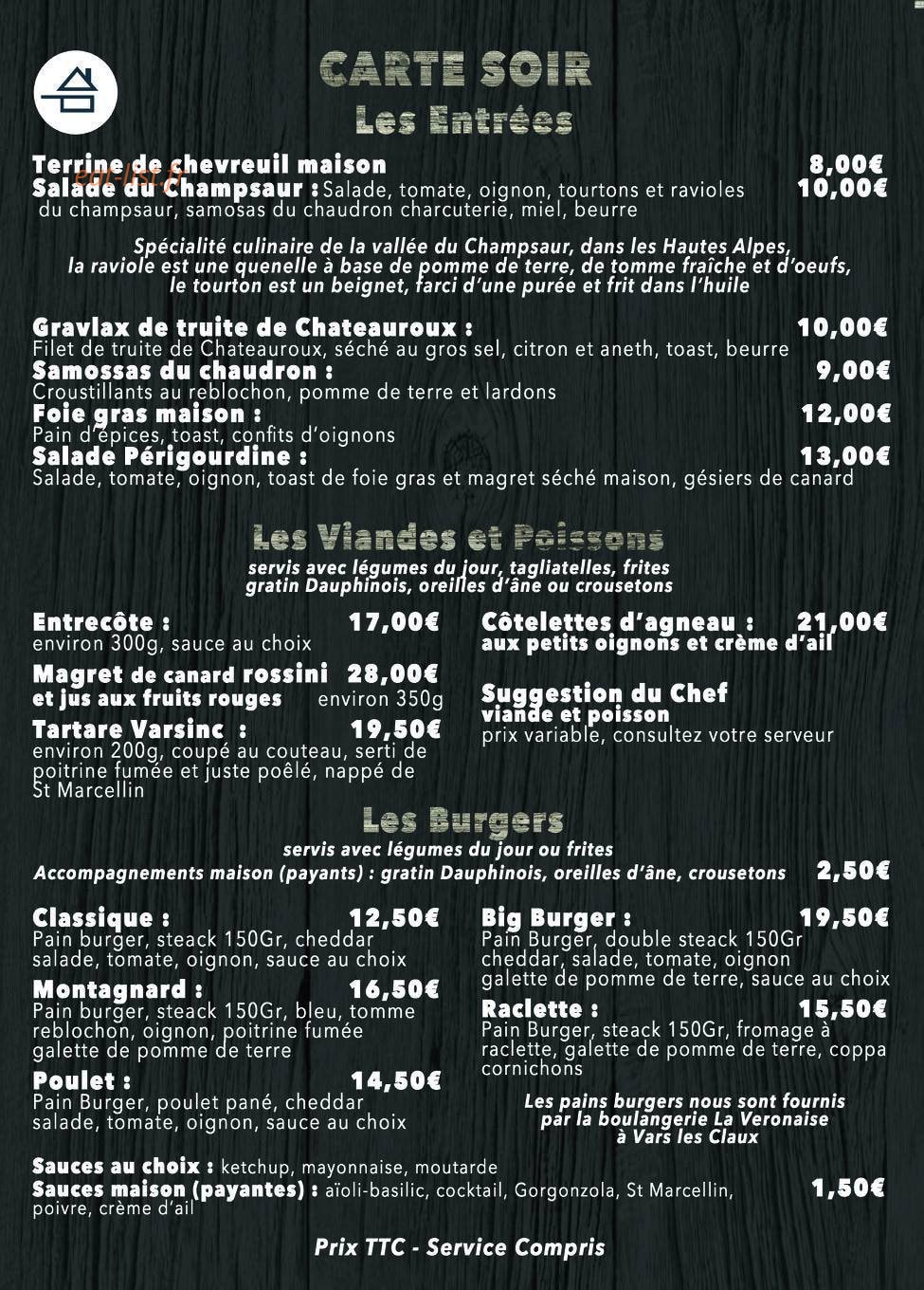 Le Chaudron — carte page 2