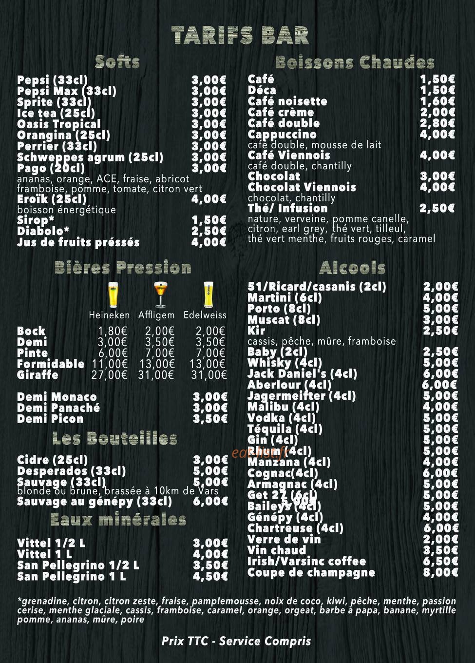 Le Chaudron — carte page 7