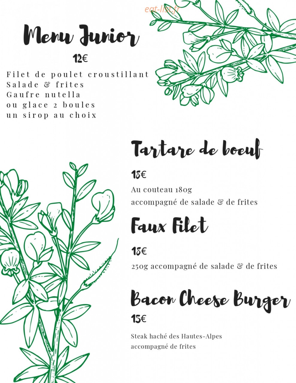 Le Pied Jaune — carte page 4