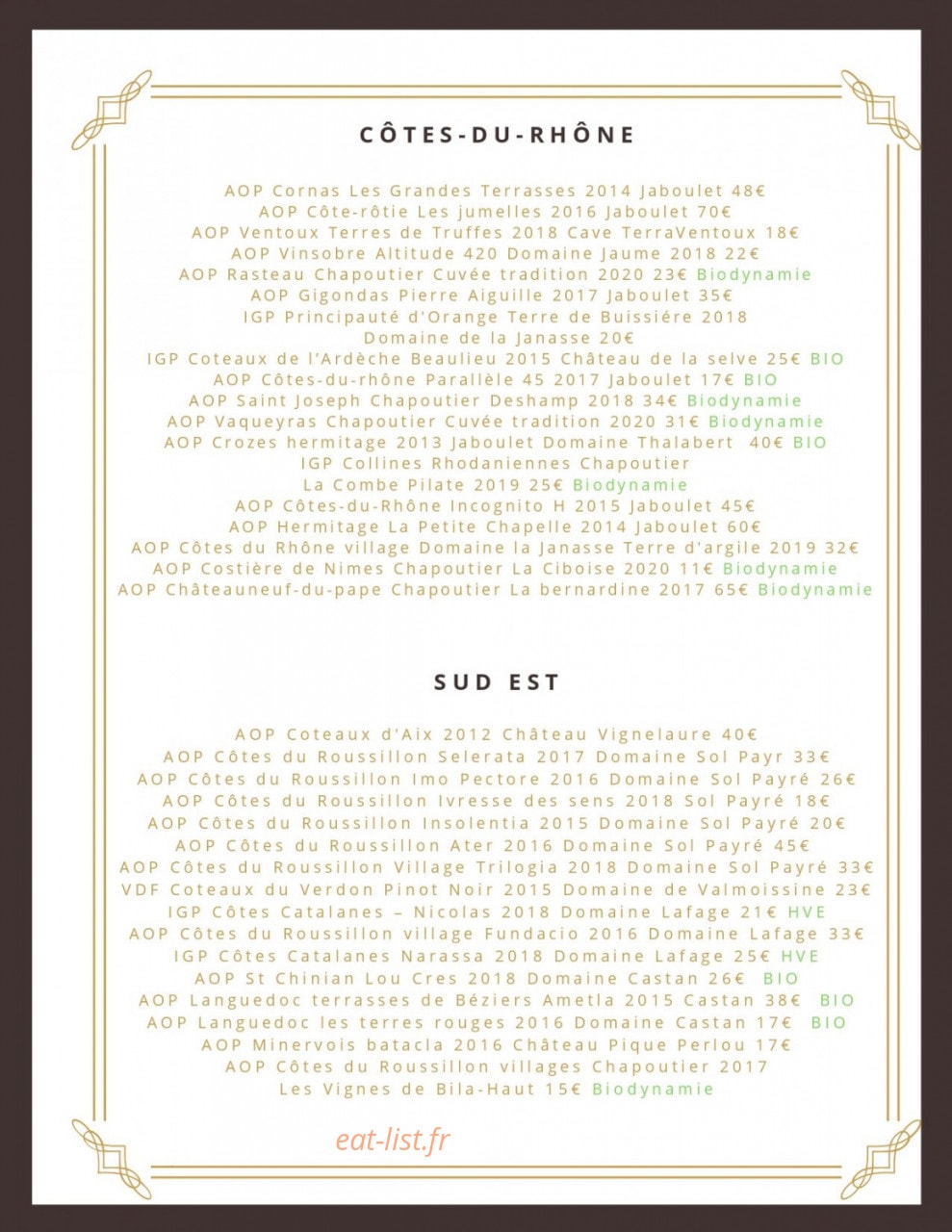 Le Pied Jaune — carte page 8