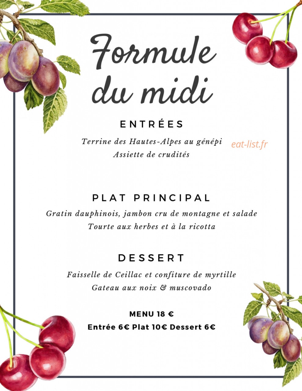 Le Pied Jaune — carte page 1