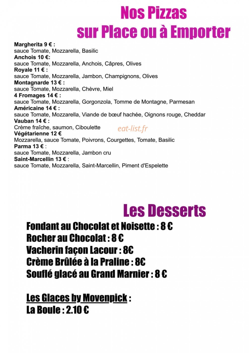 Hotel Lacour — carte page 3