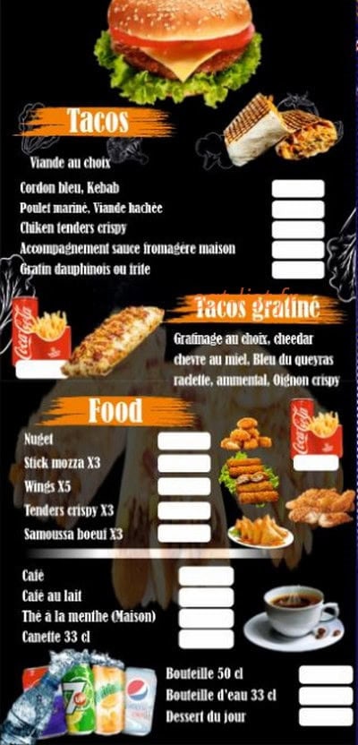 La bonne table — carte page 3