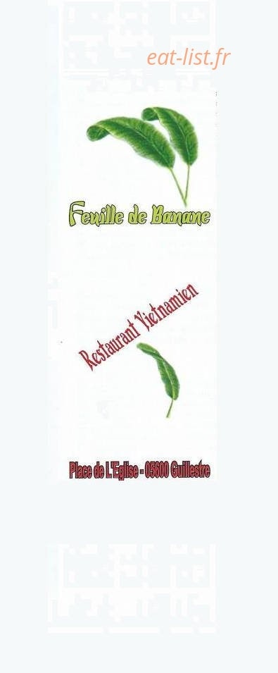 Feuille de Banane — carte page 1