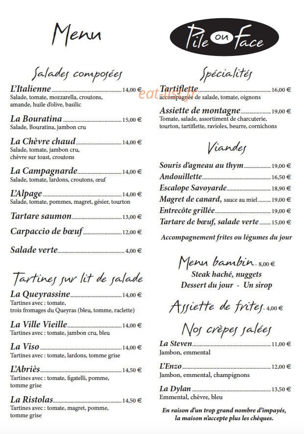 Pile ou Face — carte page 2