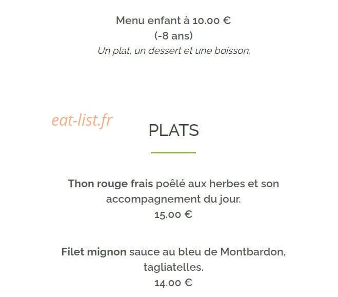 Le Galet — carte page 1