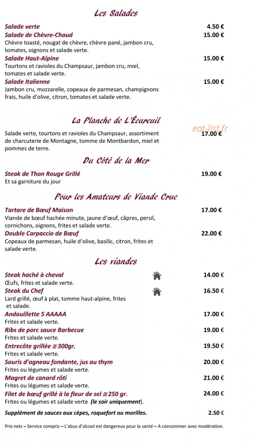 L' ecureuil — carte page 4