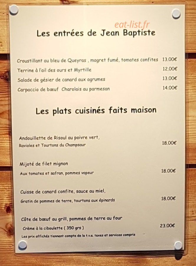 La Bergerie — carte page 2