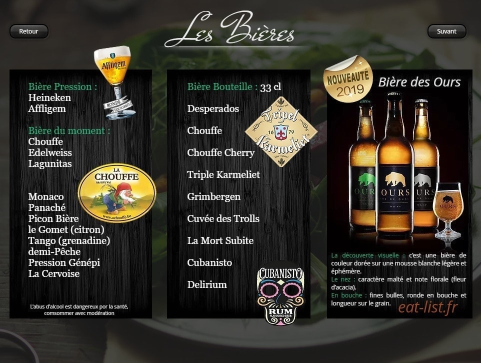 Les 3 Ours — carte page 14