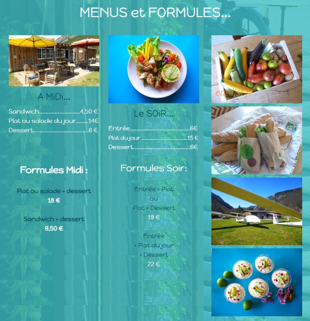Le Cabanon — carte page 1