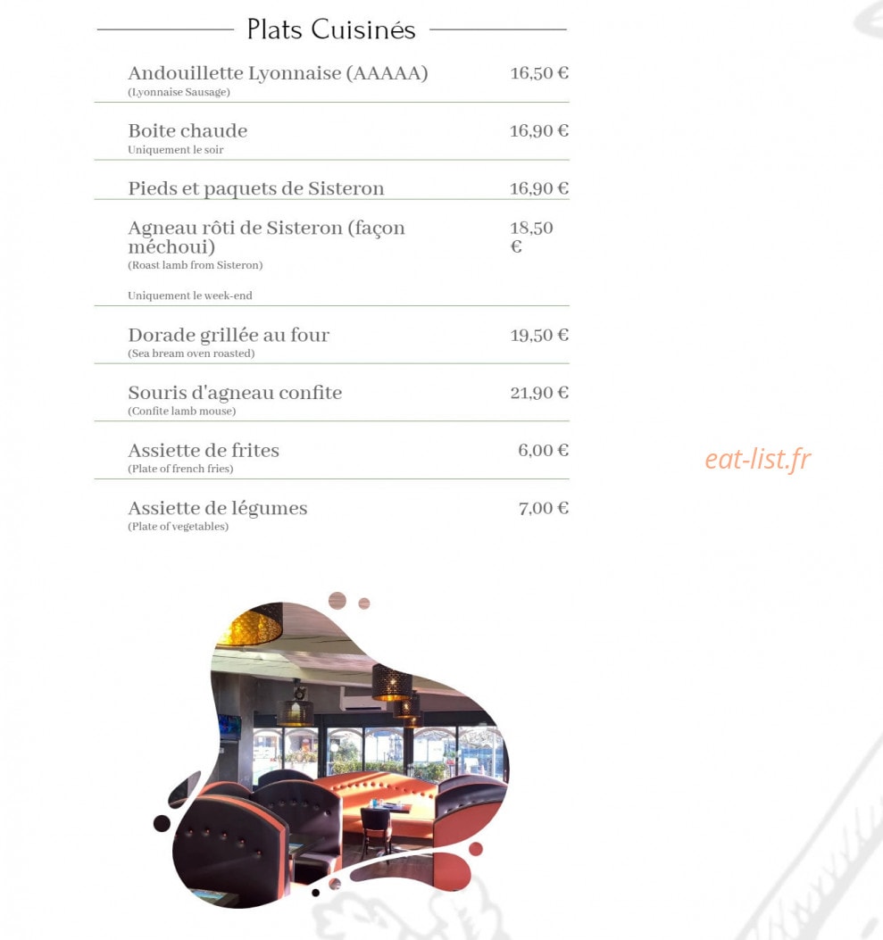 Café du commerce — carte page 6