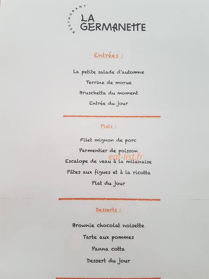 La Germanette — carte page 1