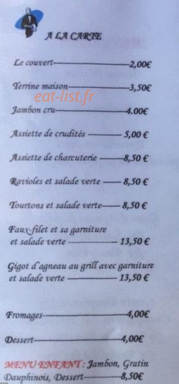 Chez Robert et Maguy — carte page 3