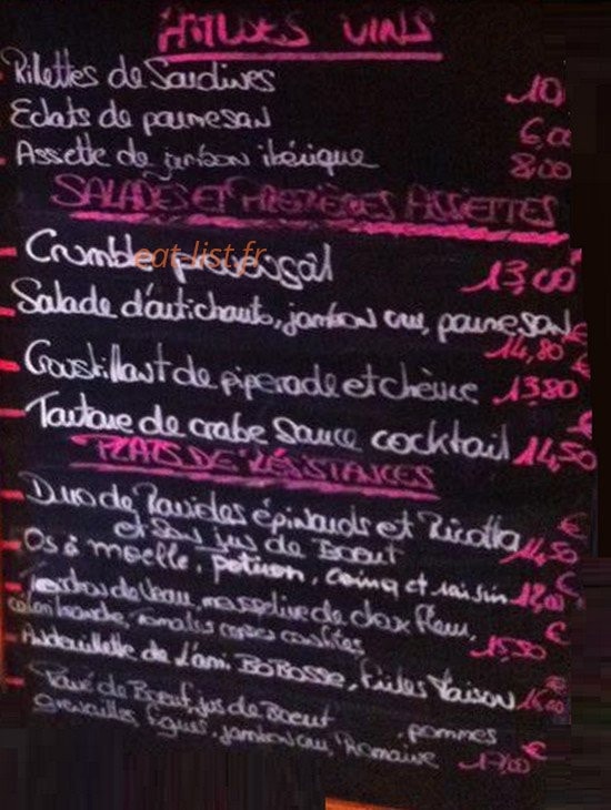 20 sur Vin — carte page 1