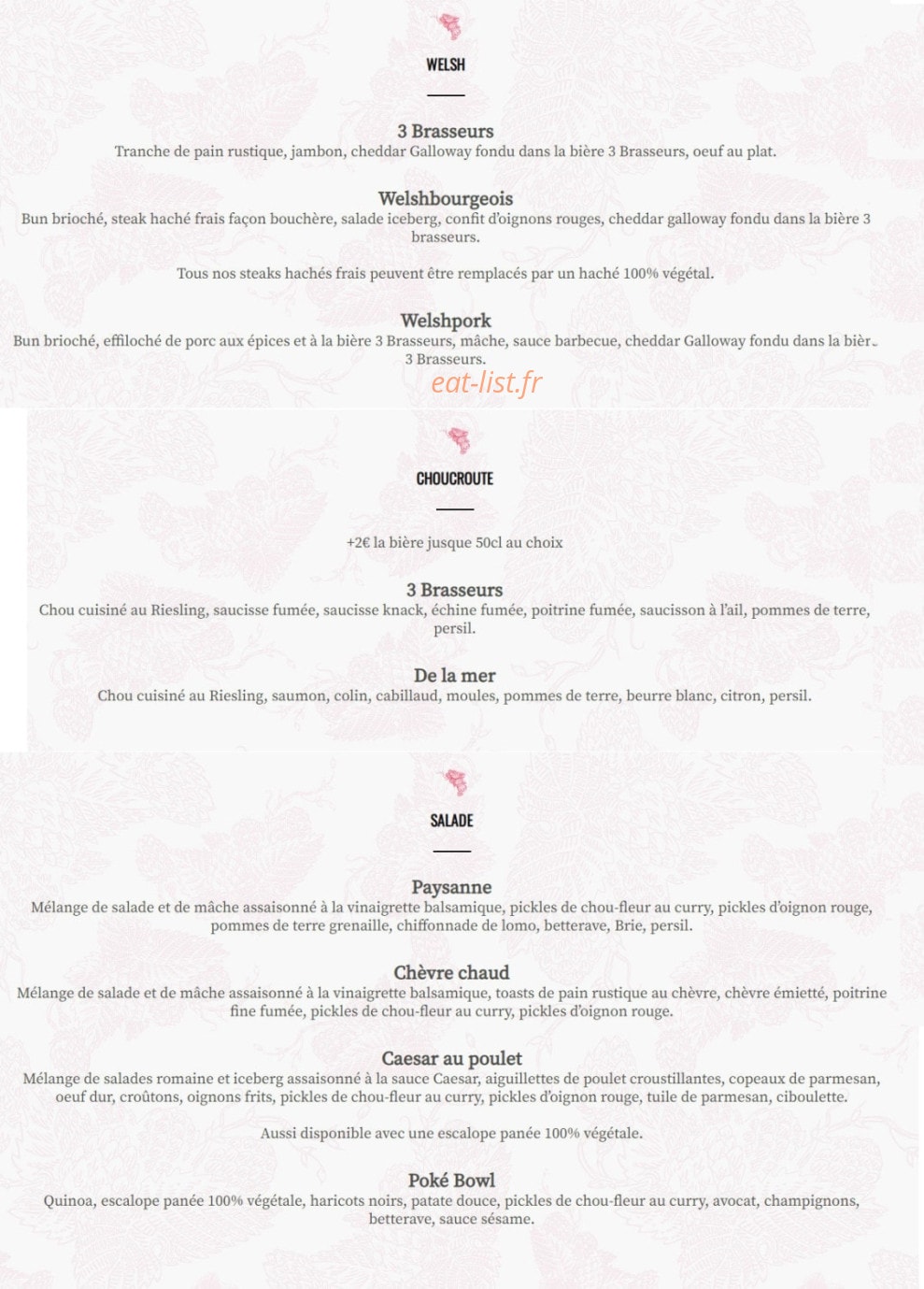 3 Brasseurs — carte page 6