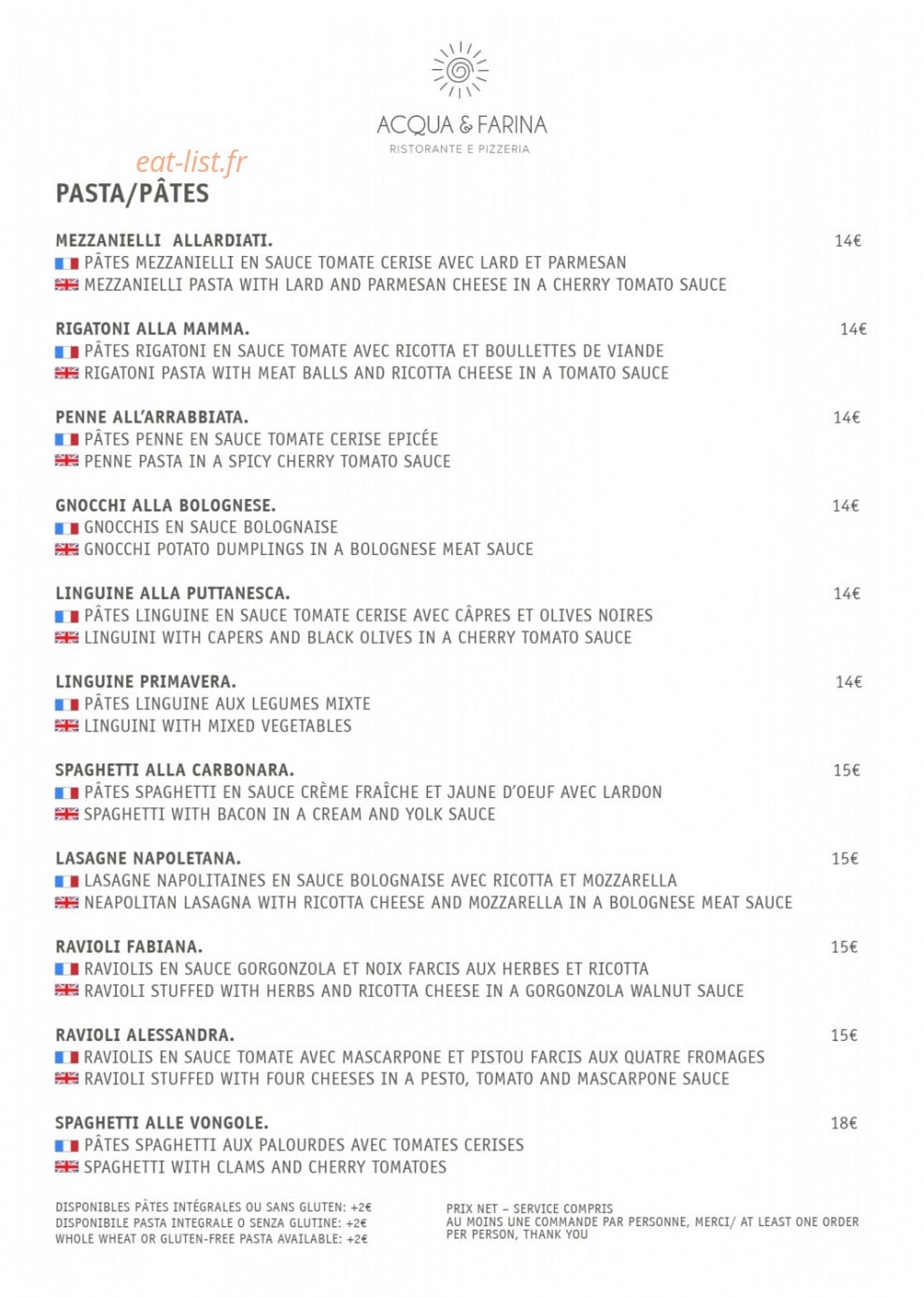 Acqua e farina — carte page 5