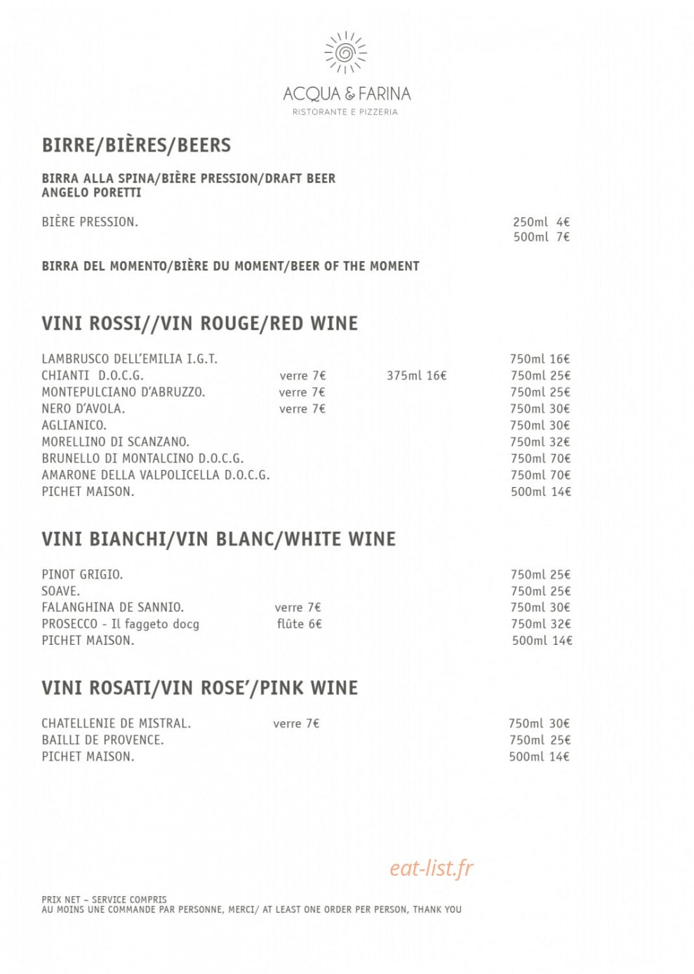 Acqua e farina — carte page 7
