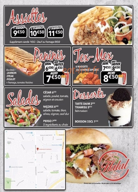 Aksil Fast Food — carte page 4