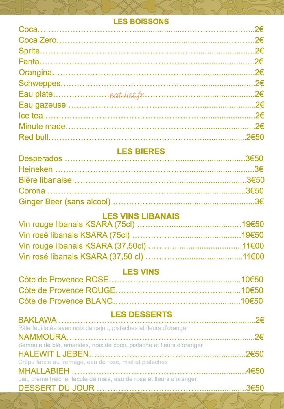 Allo Liban — carte page 5