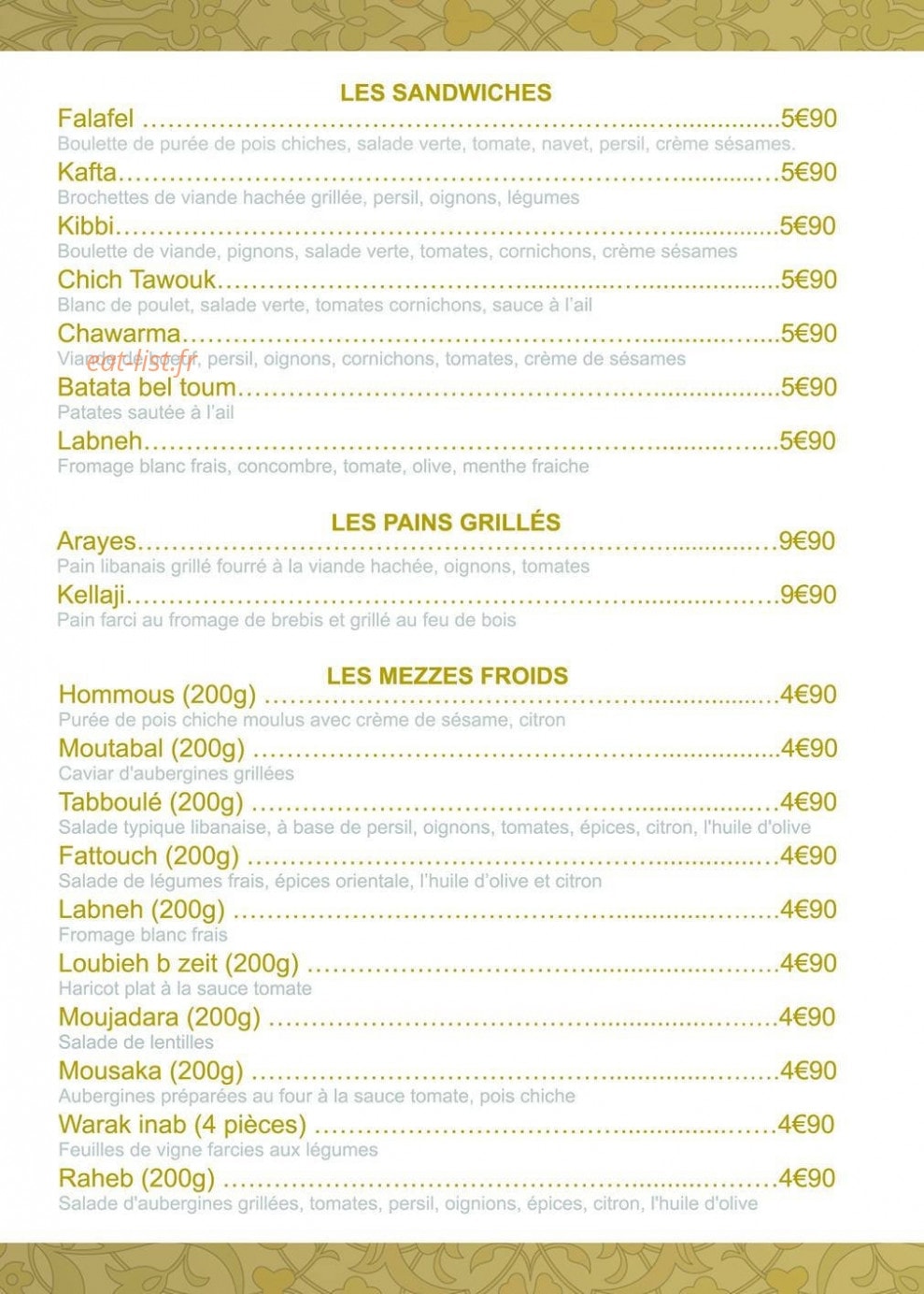 Allo Liban — carte page 2