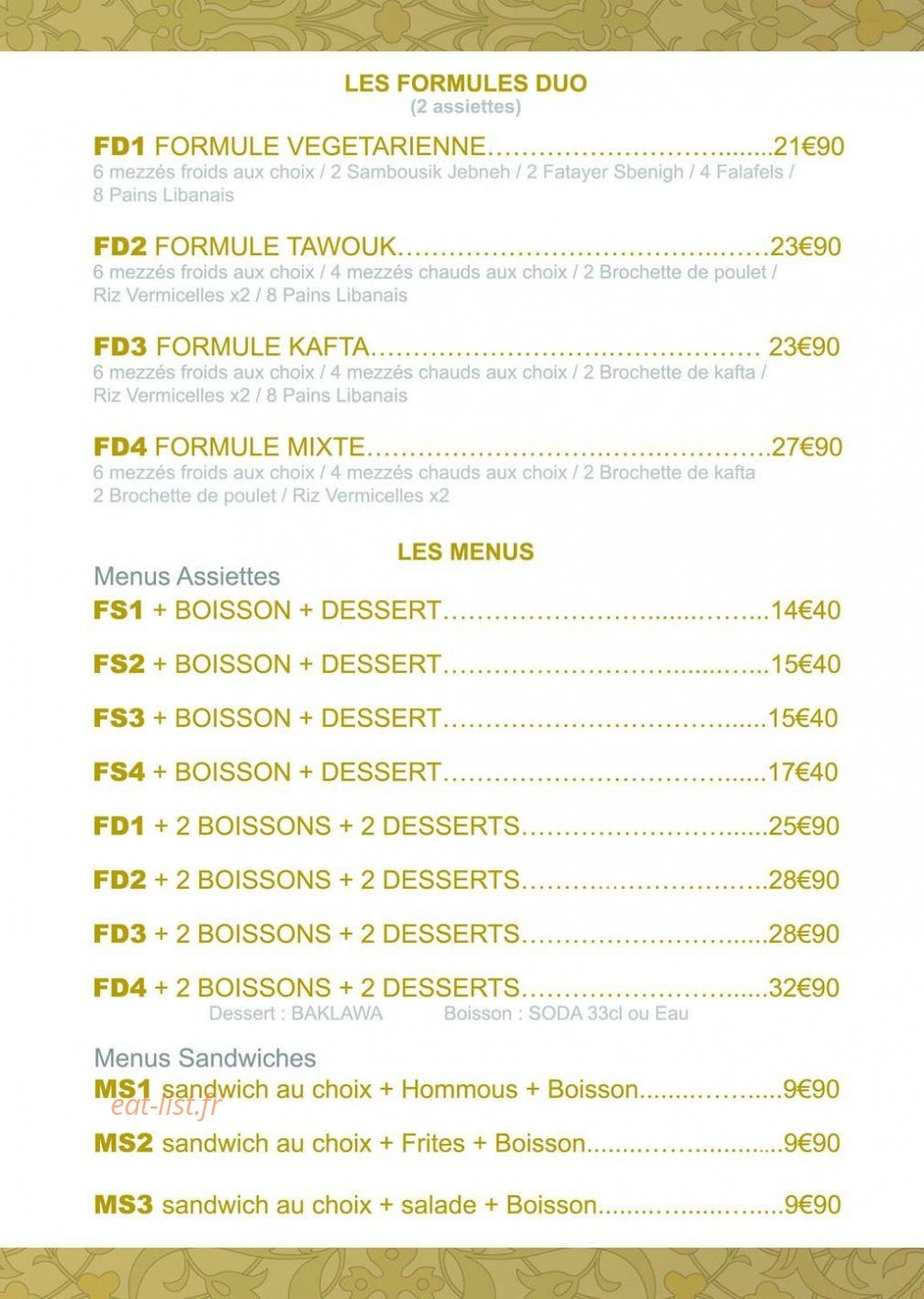 Allo Liban — carte page 4