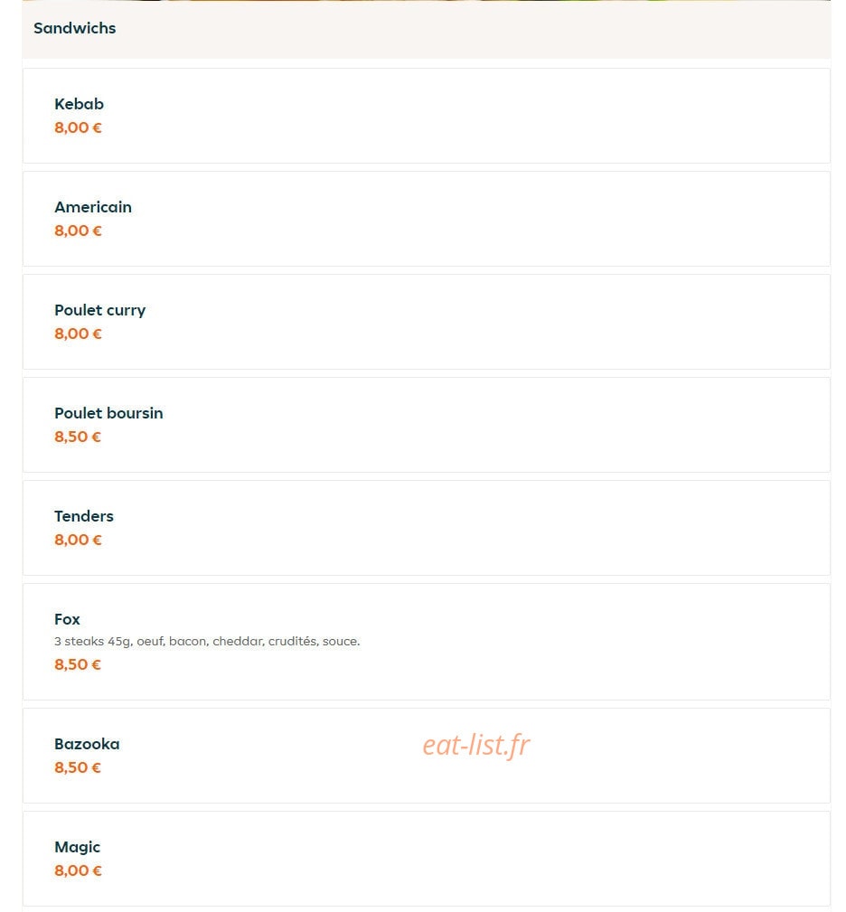Allo Tacos — carte page 7