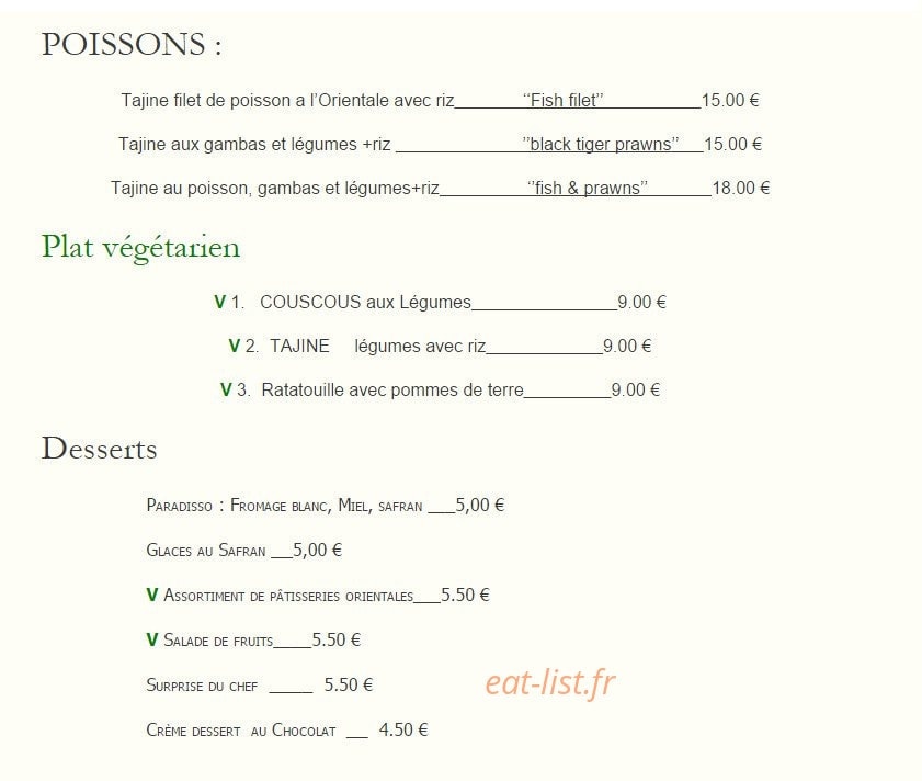 Alounak Nice — carte page 3